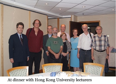 Barrie at HKU dinner